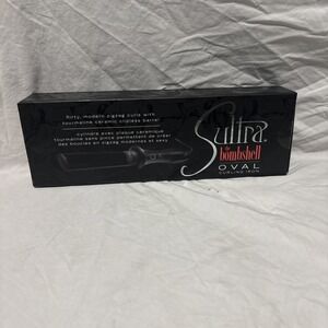 Sultra The Bombshell Oval Curling Iron Flirty Modern Zigzag Curls